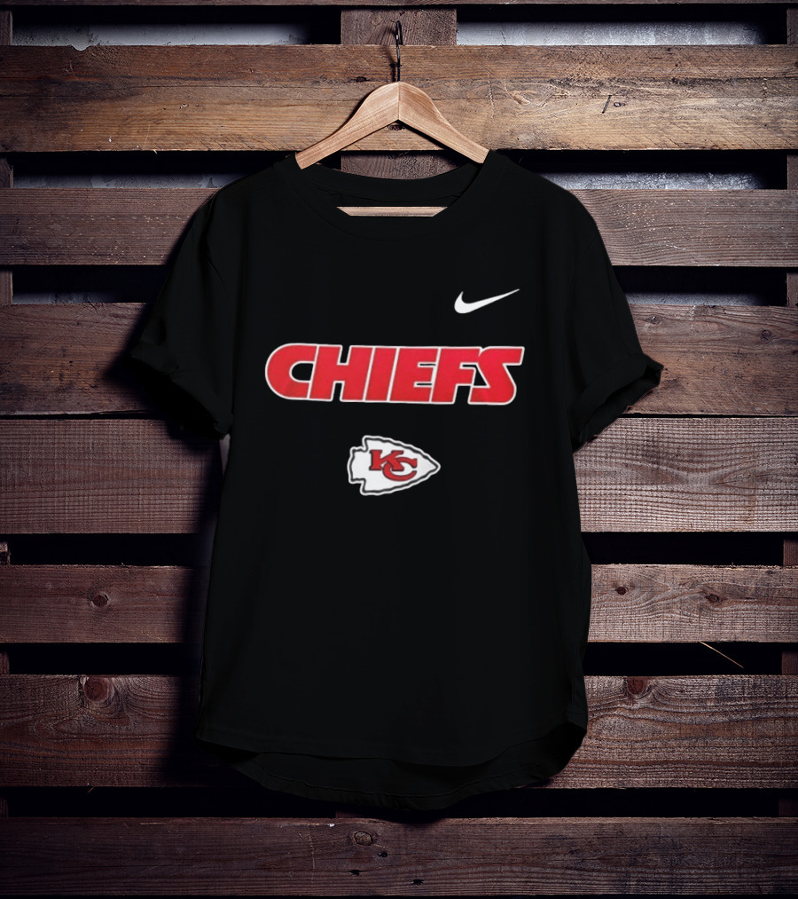 Kansas City Chiefs Nike KC Logo Proud Mechanic Skeleton T-Shirt
