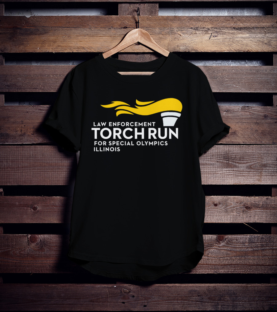 Law Enforcement Torch Run Special Olympics Illinois T-Shirt