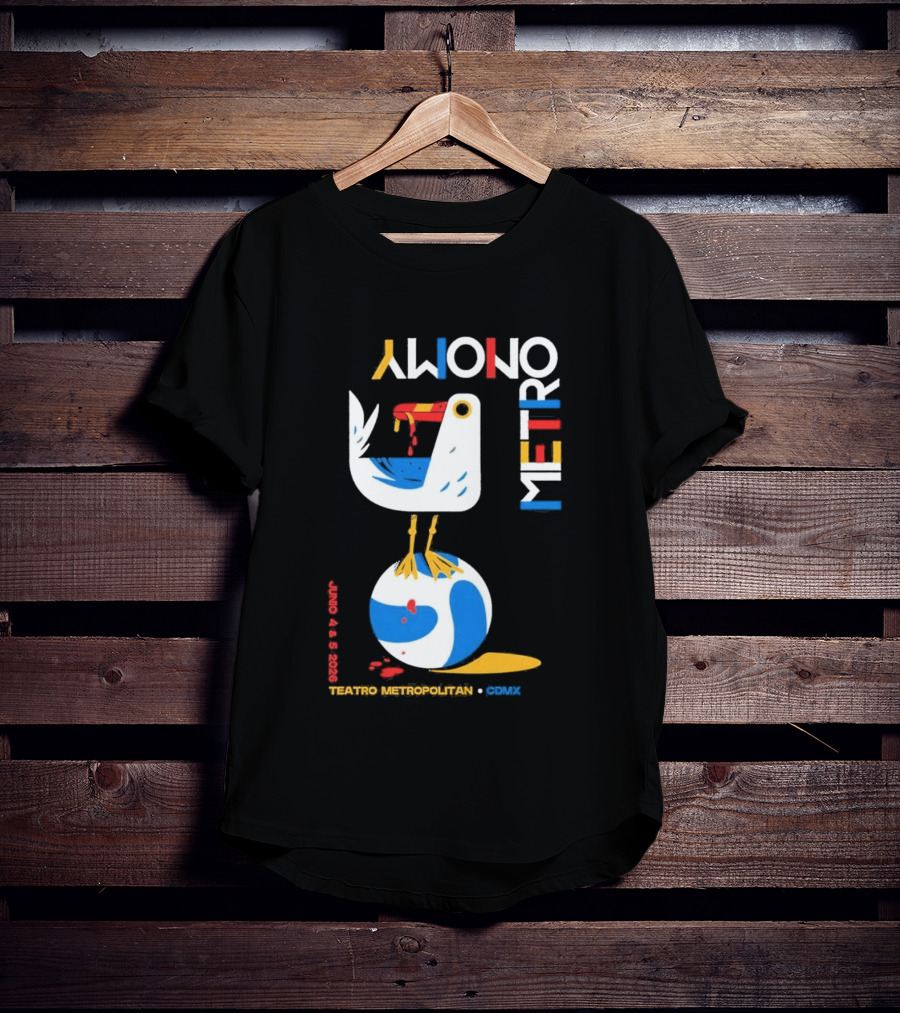 Metronomy Mexico City Teatro Metropólitan June 4 5 2026 T-Shirt