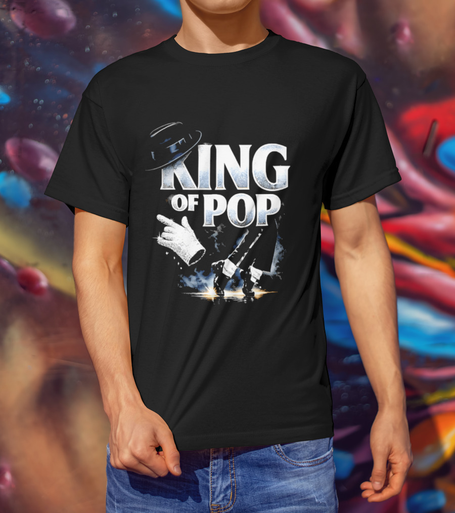 King Of Pop Iconic Hat And Glove T-Shirt