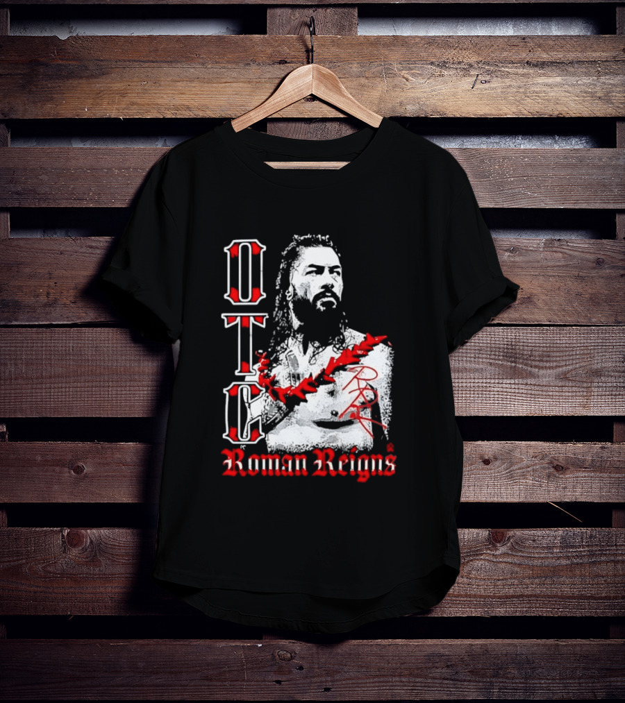 OTC Roman Reigns Wrestling Iconic Athlete T-Shirt