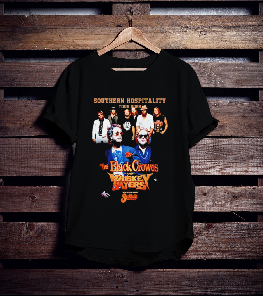 Southern Hospitality Tour 2026 The Black Crowes Whiskey Myers T-Shirt