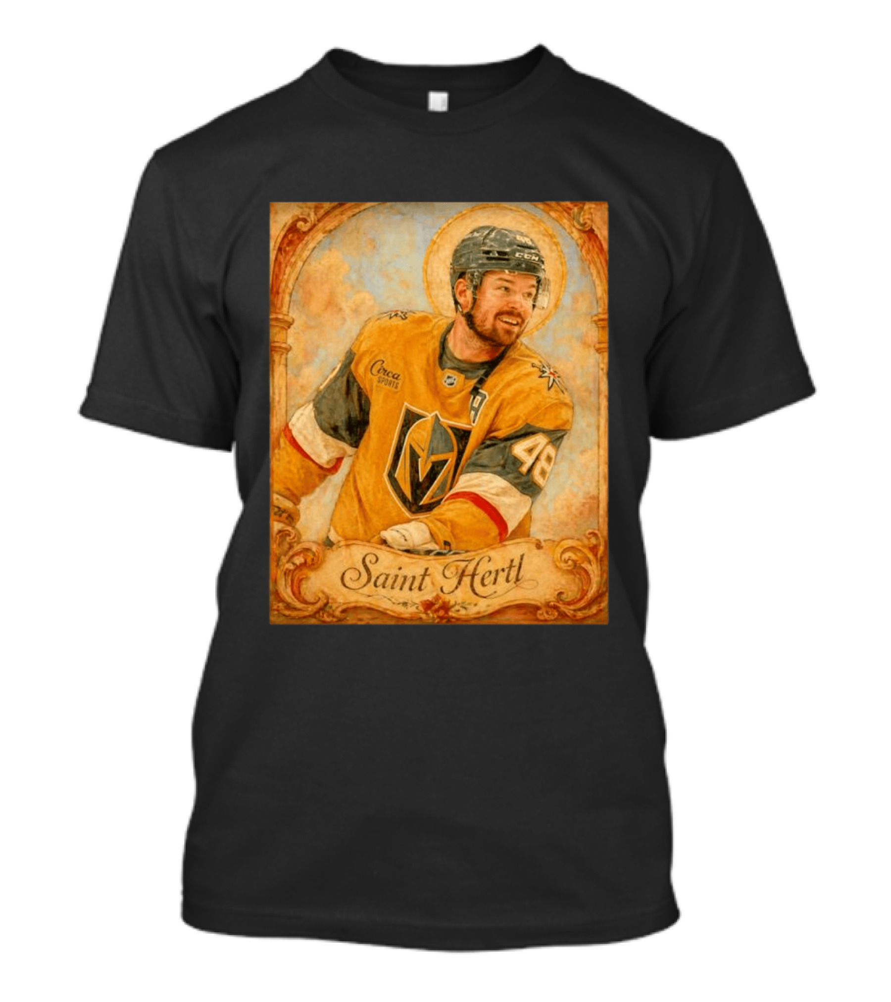 Tomas Hertl Vegas Golden Knights Saint Hertl NHL Circa Sports T-Shirt
