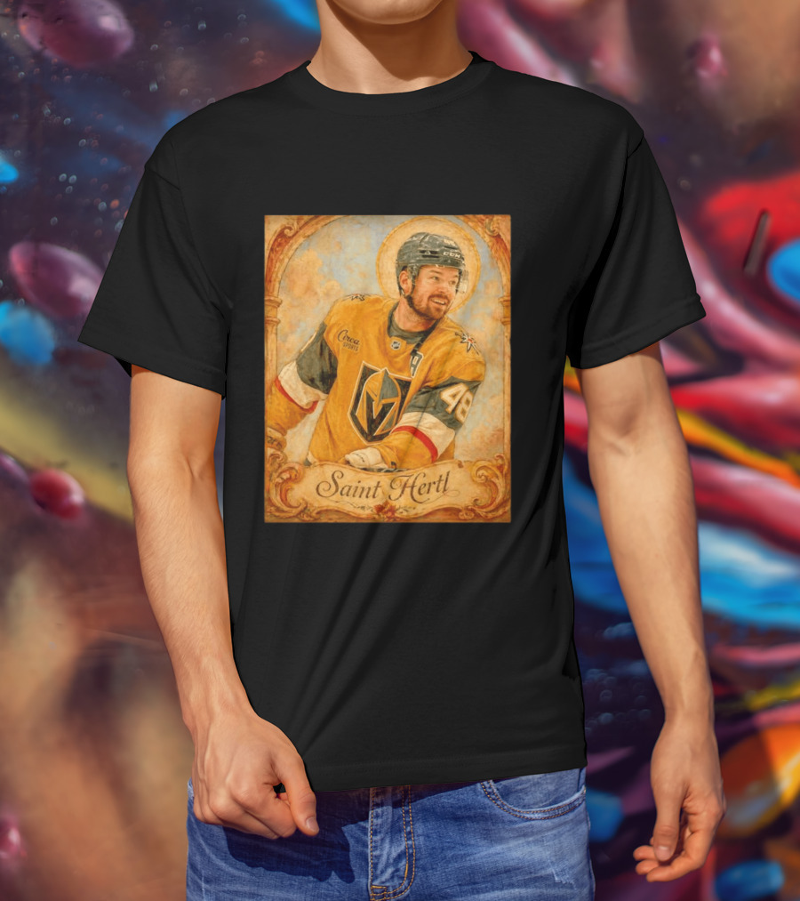 Tomas Hertl Vegas Golden Knights Saint Hertl NHL Circa Sports T-Shirt