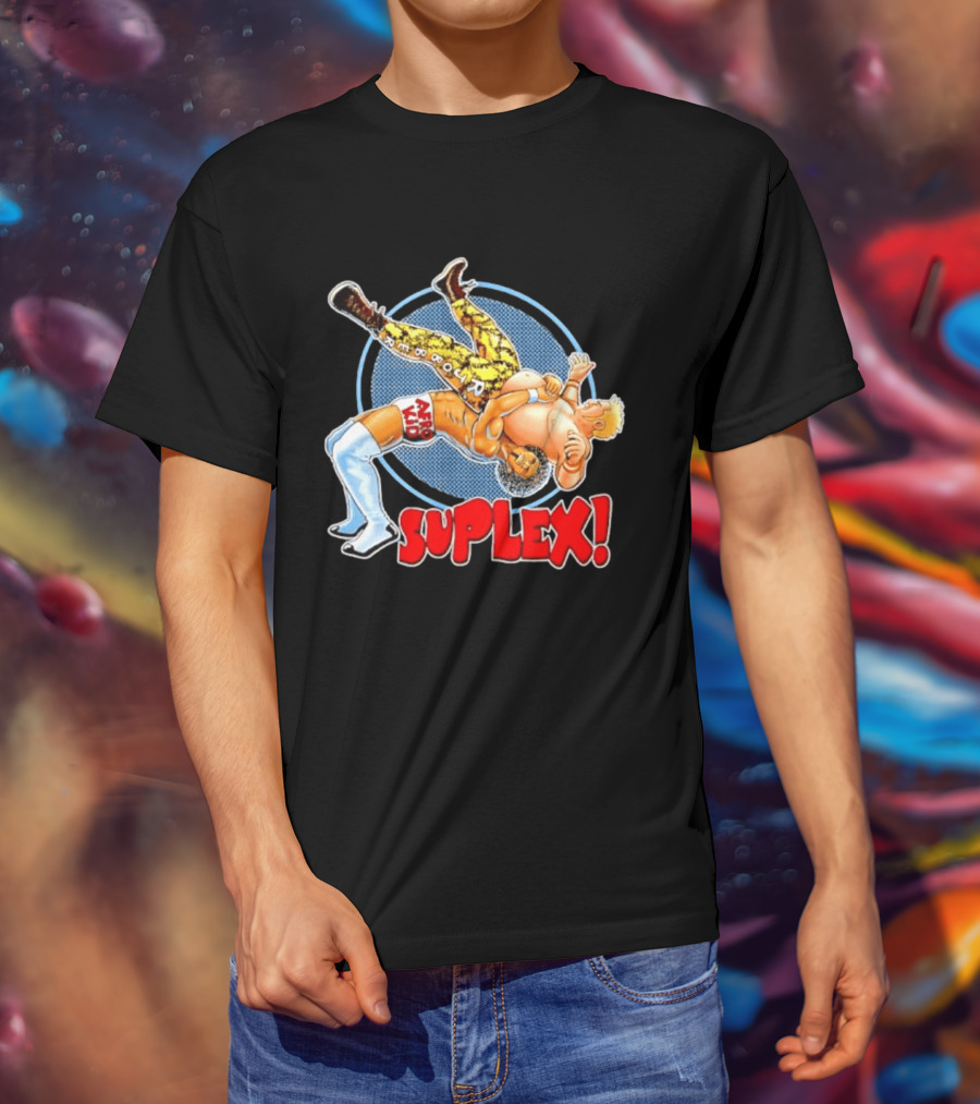 Afro Kid Wrestling Suplex Move T-Shirt