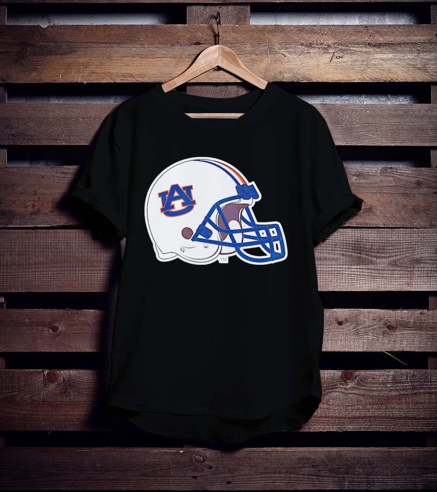 Auburn Tigers Football Helmet AU T-Shirt