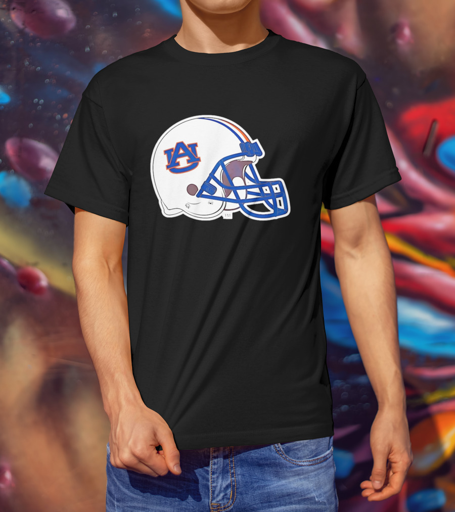 Auburn Tigers Football Helmet AU T-Shirt