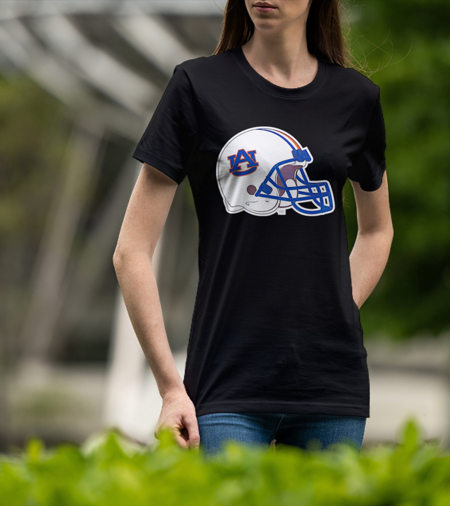 Auburn Tigers Football Helmet AU T-Shirt