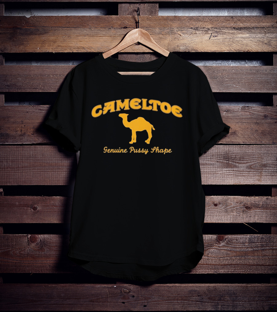 Cameltoe Genuine Pussy Shape Camel T-Shirt