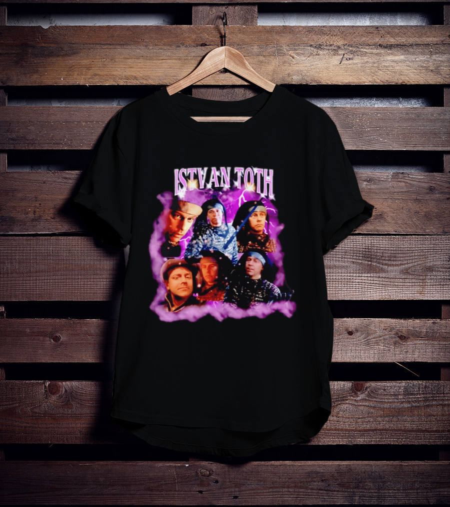 ISTVAN TOTH Lightning Expressions And Artistic Mood Collage T-Shirt
