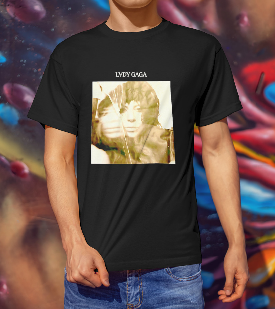 LADY GAGA LVDY Vintage Album Cover T-Shirt