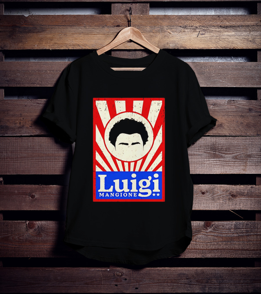 Luigi Mangione Red White Blue Campaign T-Shirt