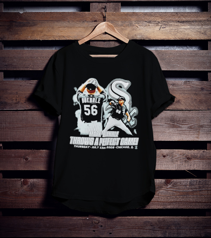 Mark Buehrle 56 White Sox Perfect Game July 23 2009 Chicago T-Shirt