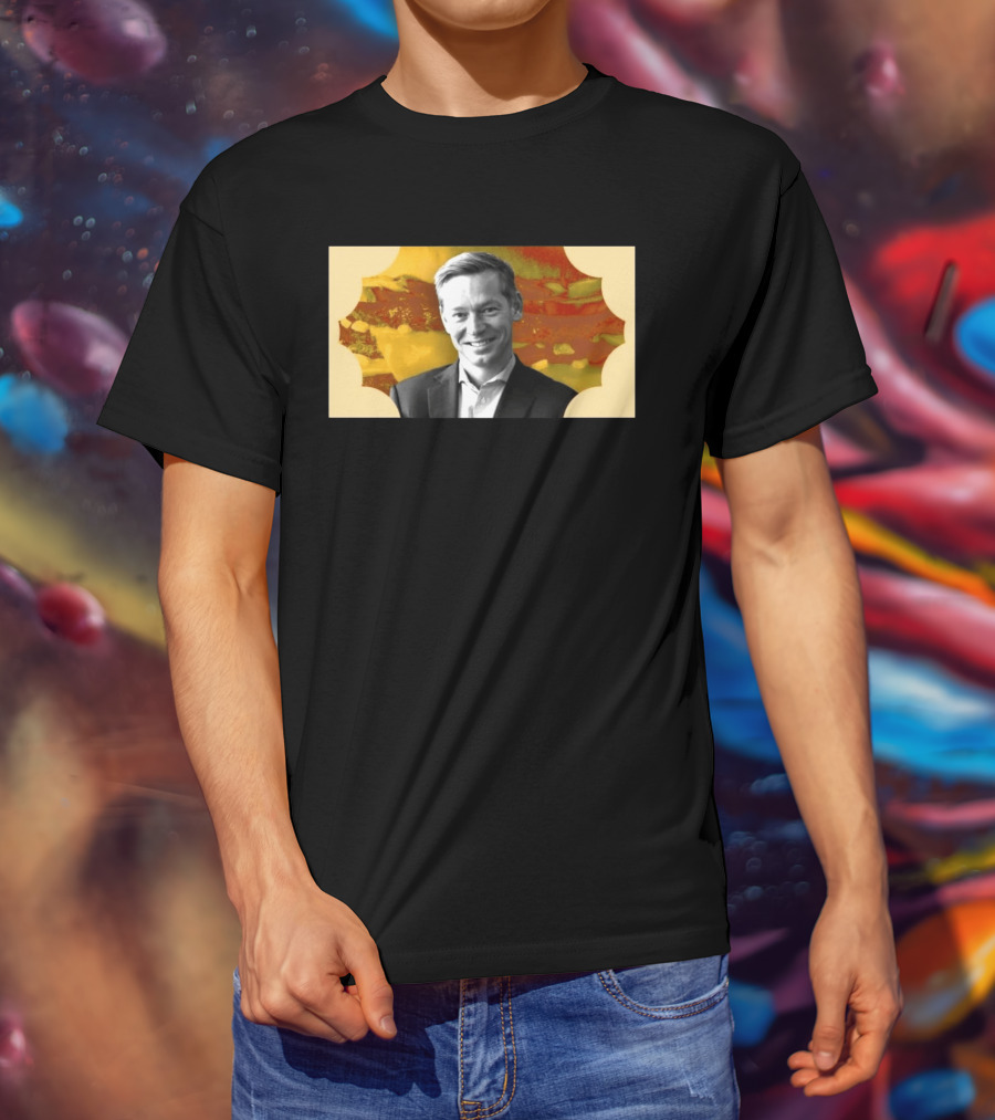 McDonald's CEO Chris Kempczinski Portrait Golden Arch T-Shirt
