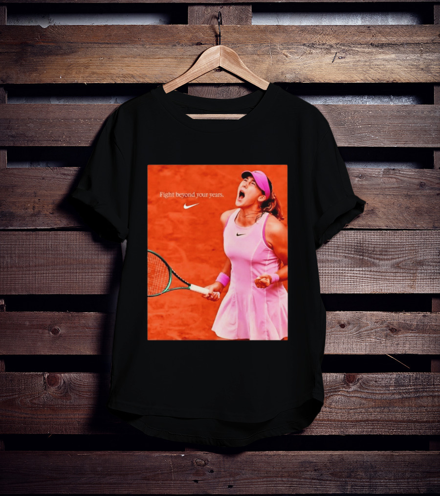 Mirra Andreeva Nike Fight Beyond Your Years Tennis Motivation T-Shirt