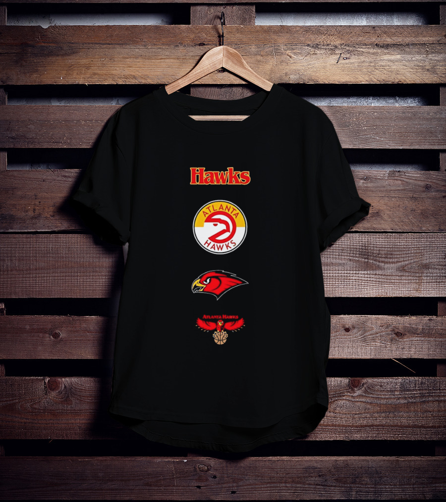 Mitchell & Ness Atlanta Hawks City Collection Vintage Logo Sports Fan Merchandise T-Shirt
