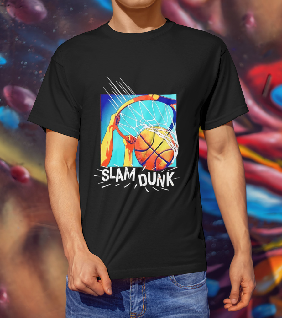 Slam Dunk Basketball Children's Place Hoop Action Kids T-Shirt