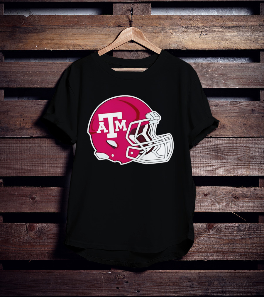 Texas A&M Aggies Football Helmet Fan Gear T-Shirt