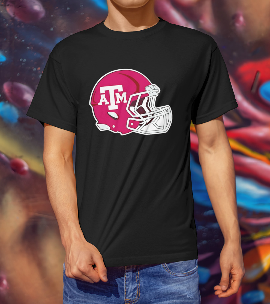 Texas A&M Aggies Football Helmet Fan Gear T-Shirt