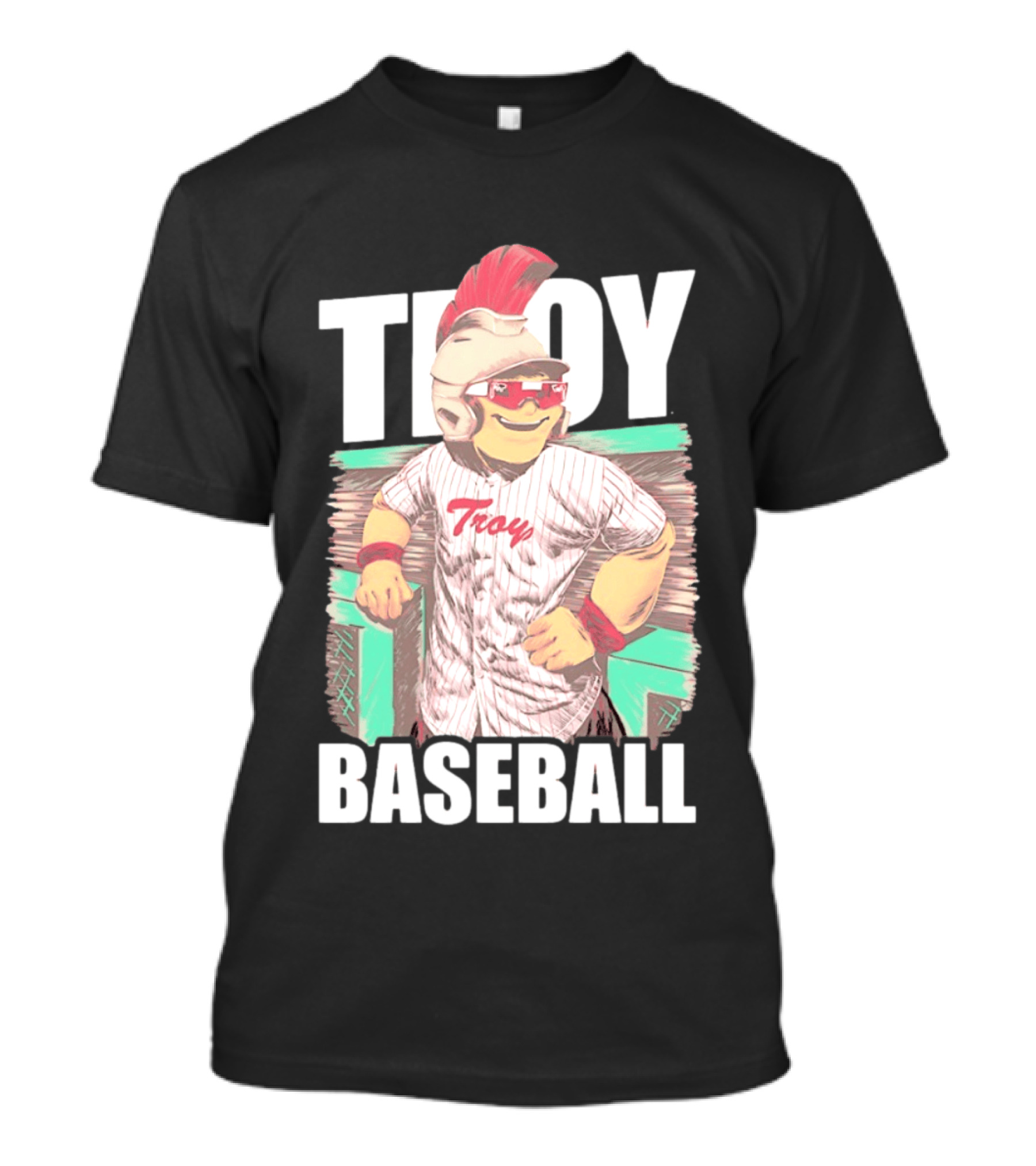 Troy University Trojans Baseball Team Collegiate Athletic Spirit T-Shirt