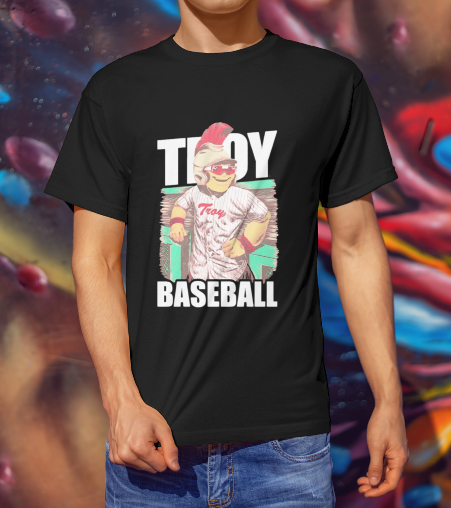 Troy University Trojans Baseball Team Collegiate Athletic Spirit T-Shirt