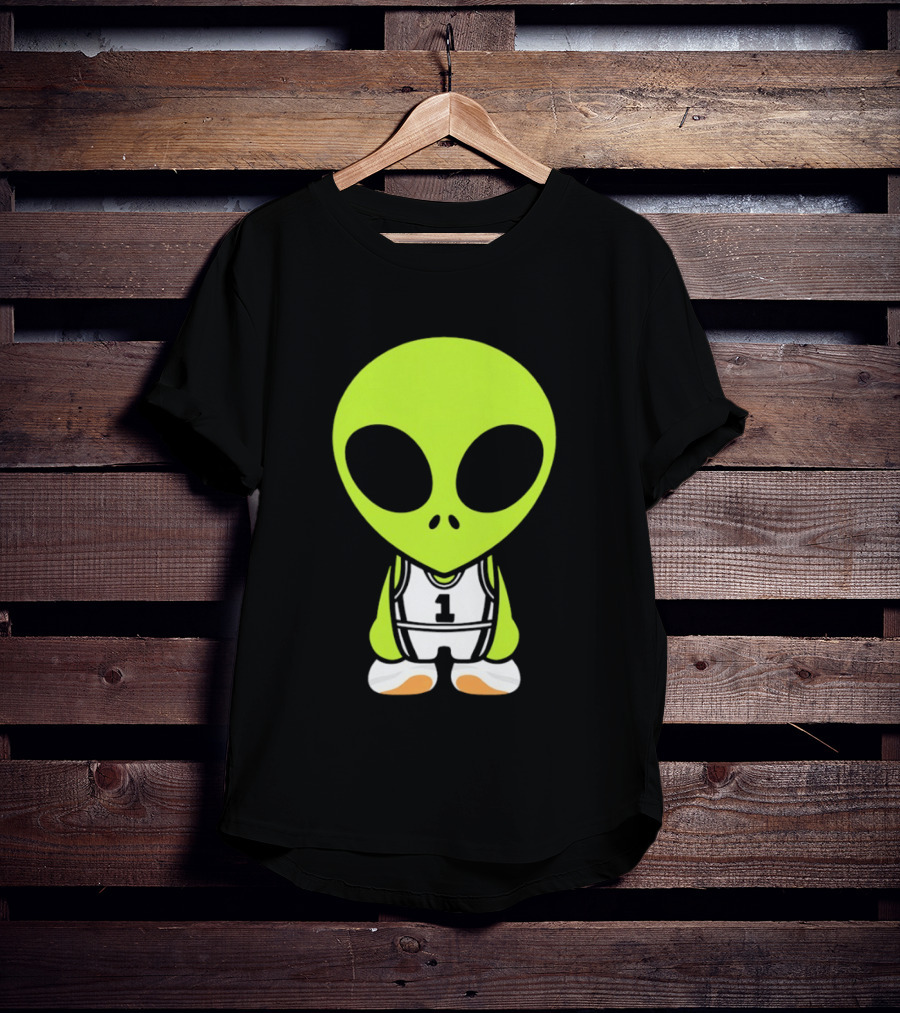 Victor Wembanyama San Antonio Spurs NBA Alien Player Number 1 Basketball T-Shirt