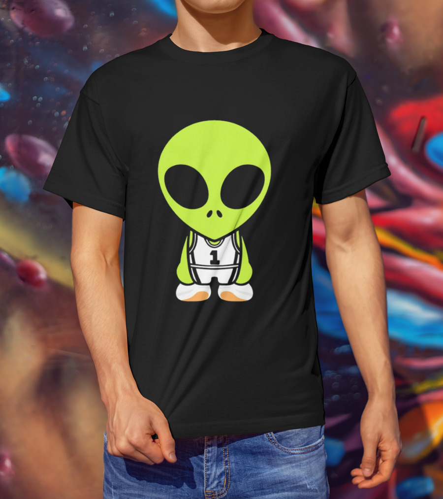 Victor Wembanyama San Antonio Spurs NBA Alien Player Number 1 Basketball T-Shirt