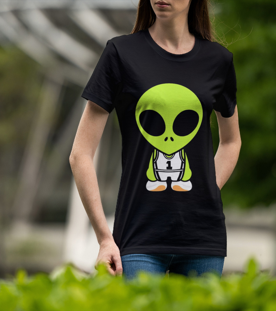 Victor Wembanyama San Antonio Spurs NBA Alien Player Number 1 Basketball T-Shirt