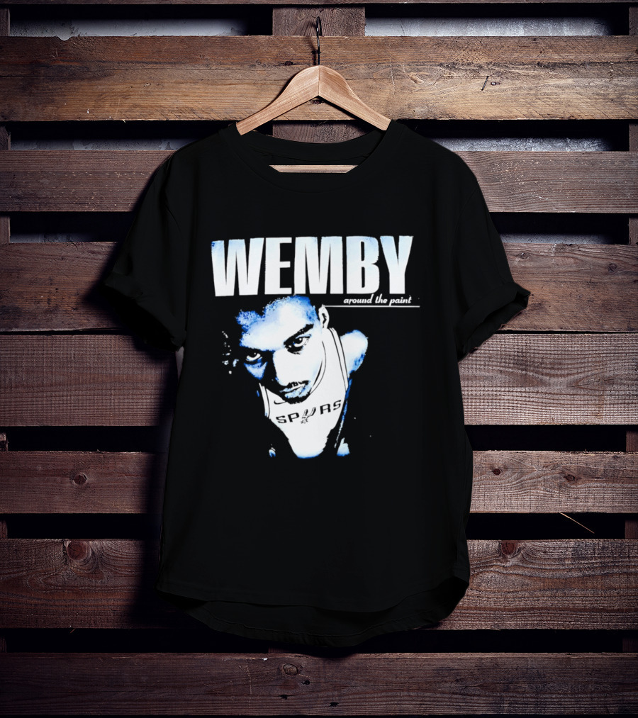 Wemby Around The Point Victor Wembanyama NBA 2026 San Antonio Spurs T-Shirt
