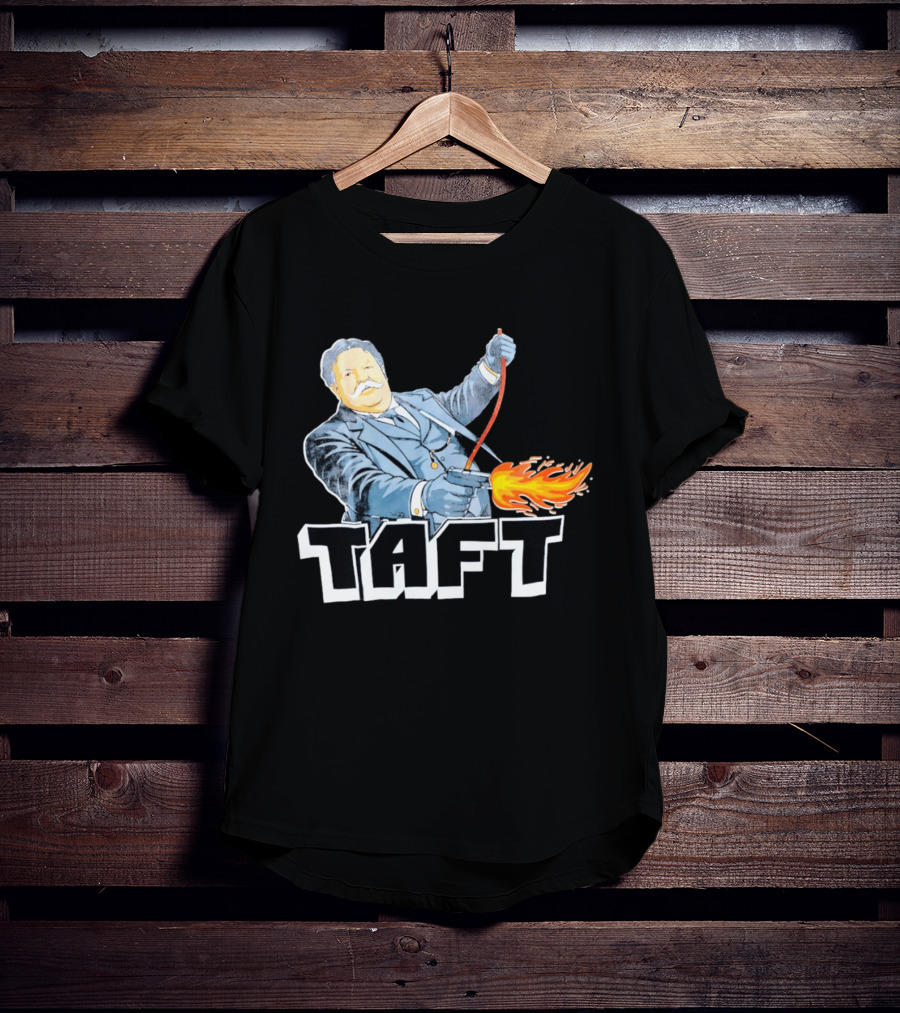 William Howard Taft Wild West Gunfire Embrace T-Shirt