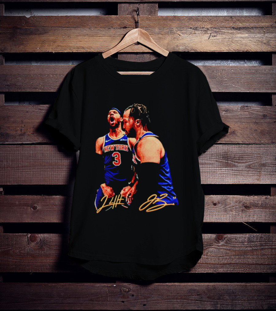 New York Knicks Jalen Brunson Josh Hart 3 11 Signature T-Shirt