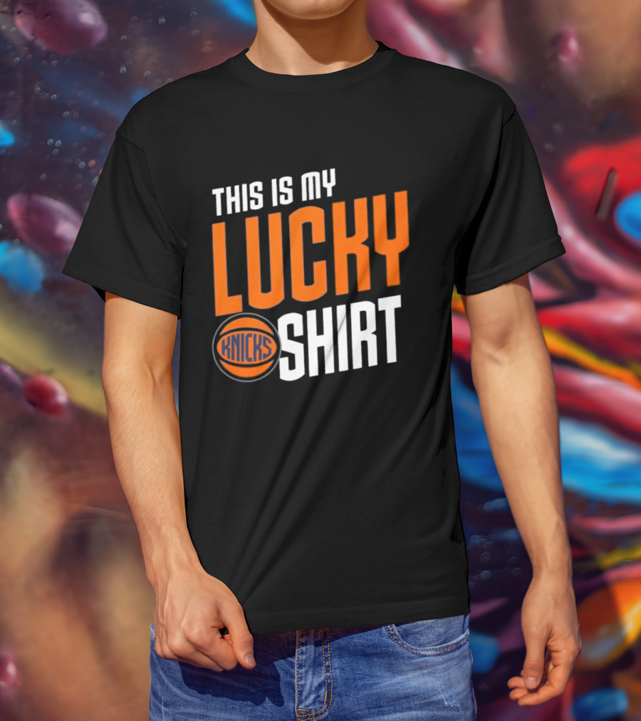 New York Knicks This Is My Lucky Knicks T-Shirt