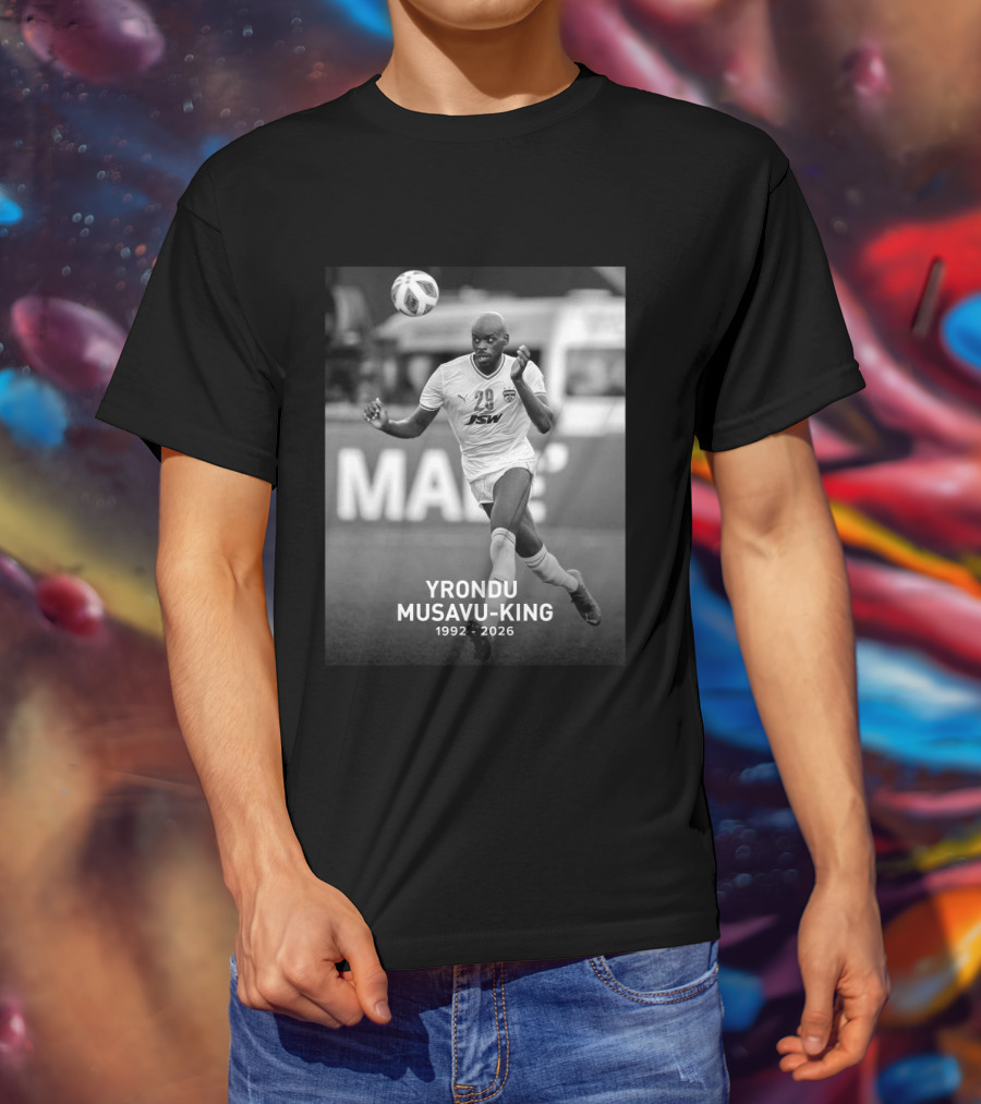 Yrondu Musavu King 29 JSW 1992 2026 Soccer Player T-Shirt