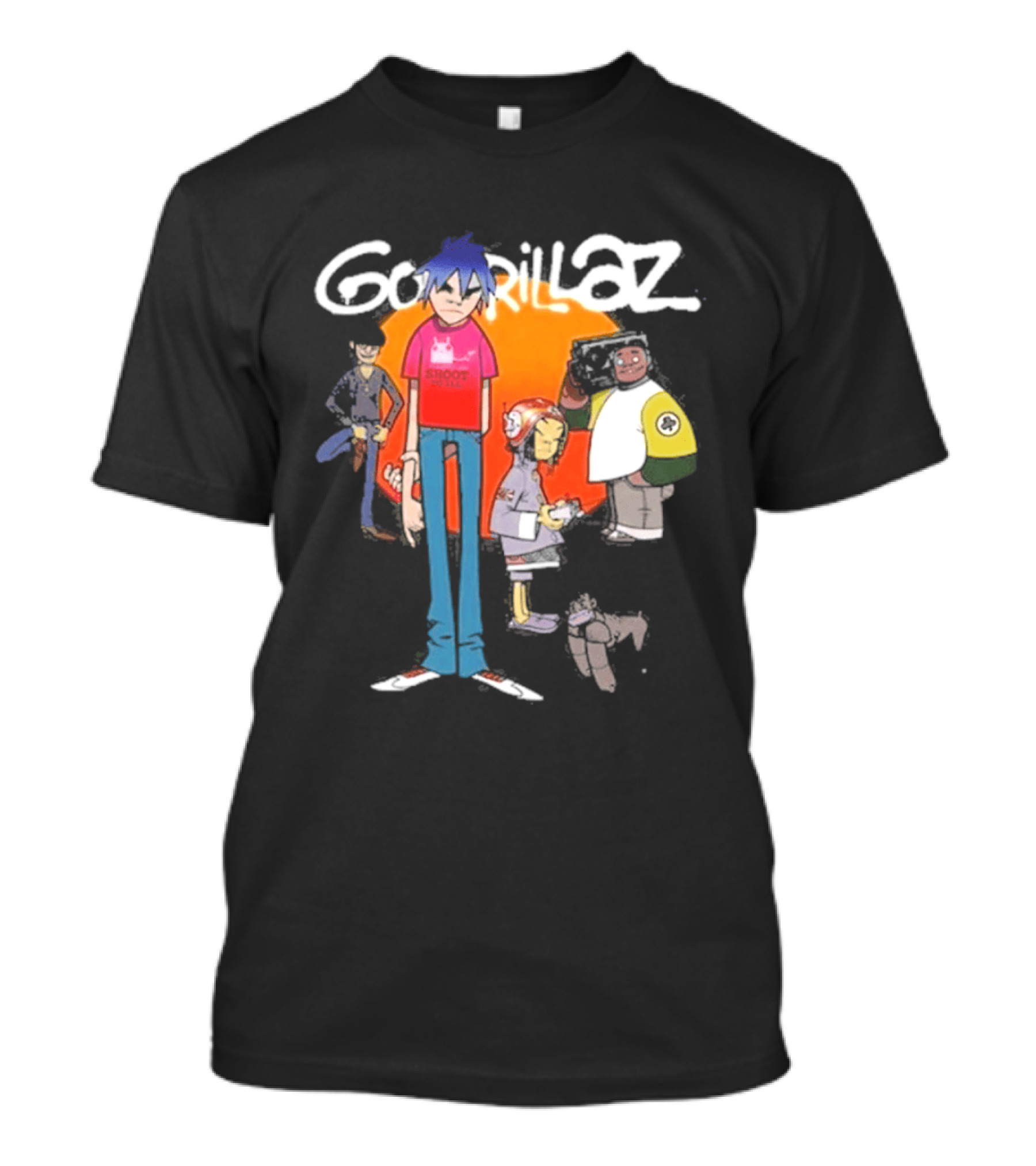 Gorillaz Summer Tour 2026 Band Members T-Shirt