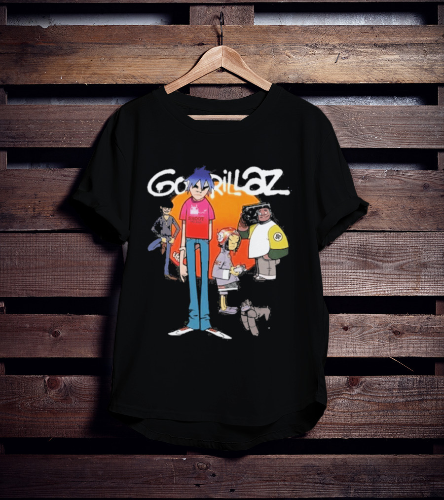 Gorillaz Summer Tour 2026 Band Members T-Shirt