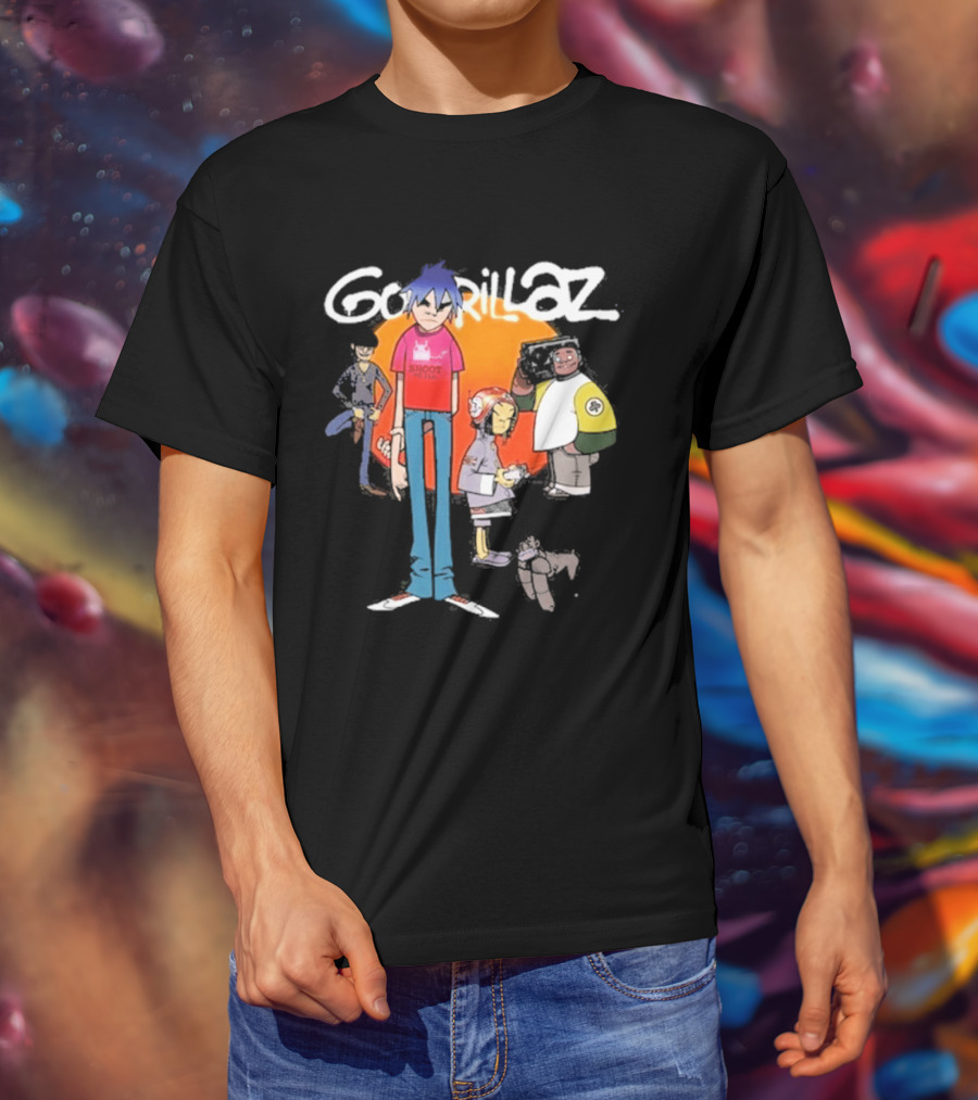 Gorillaz Summer Tour 2026 Band Members T-Shirt
