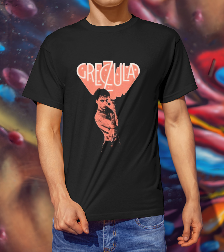 Greczula Tour Tattooed Performer With Edgy T-Shirt