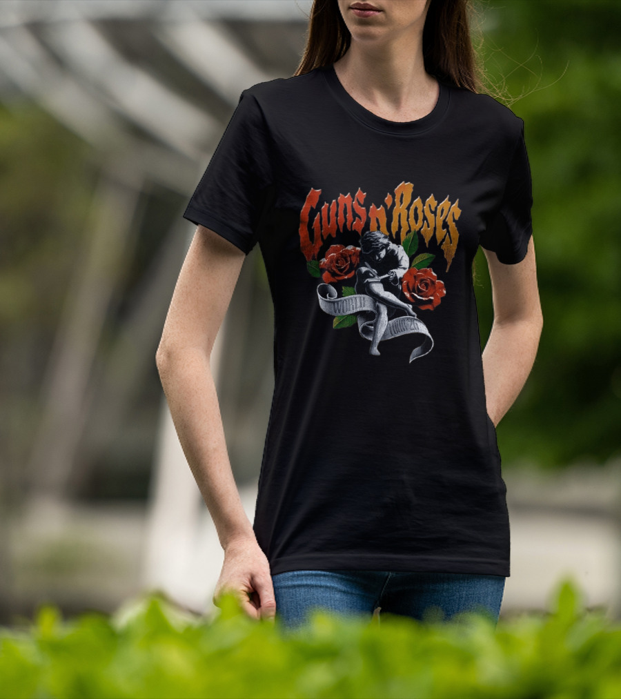 Guns N Roses World Tour 2026 Exclusive Dates T-Shirt