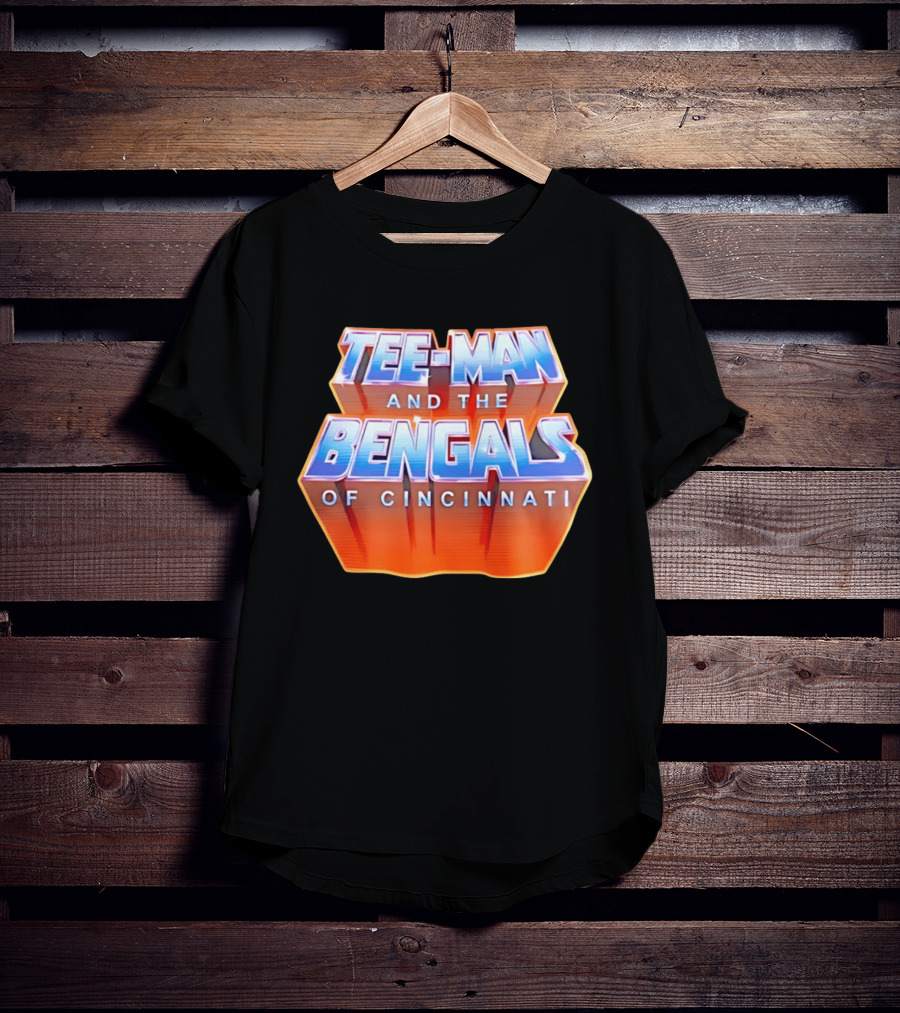 Tee Man And The Bengals Of Cincinnati T-Shirt