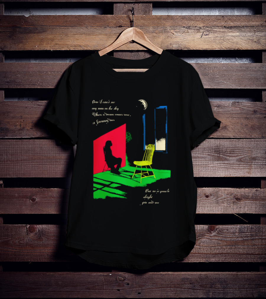 Phoebe Bridgers Chair Tour Shadow Scene With Moon And Writing T-Shirt
