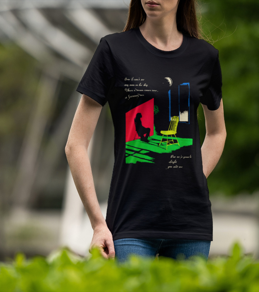 Phoebe Bridgers Chair Tour Shadow Scene With Moon And Writing T-Shirt