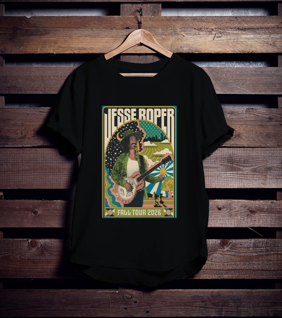 Jesse Roper Fall Tour 2026 Psychedelic Countryside Concert T-Shirt
