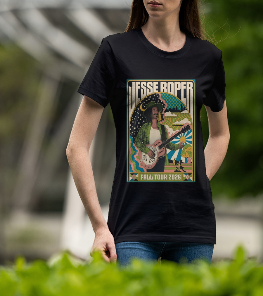 Jesse Roper Fall Tour 2026 Psychedelic Countryside Concert T-Shirt