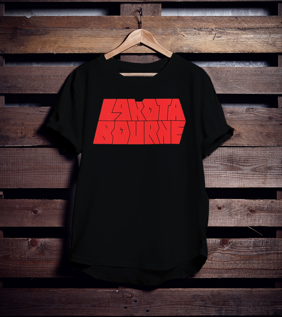 Lakota Bourne Bold Red Block T-Shirt