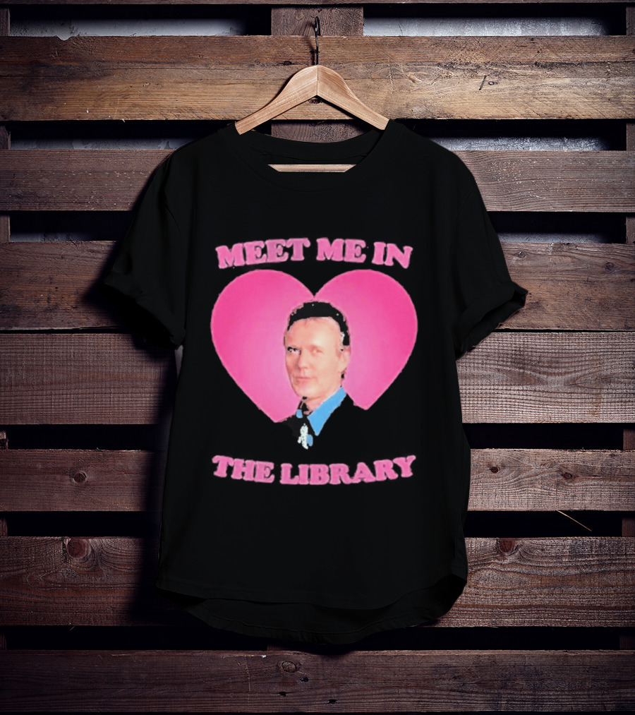 Meet Me In The Library Pink Heart Anthony Head Rupert Giles 2026 T-Shirt