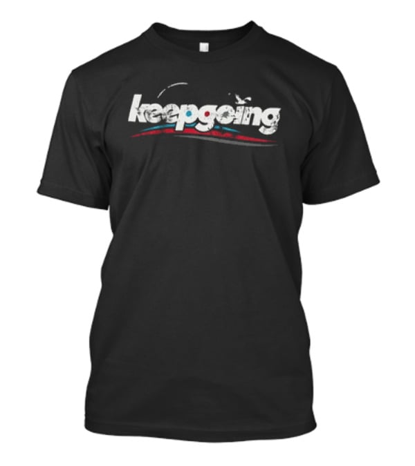 Aaron Rodgers Keepgoing Bird Text With Bird T-Shirt