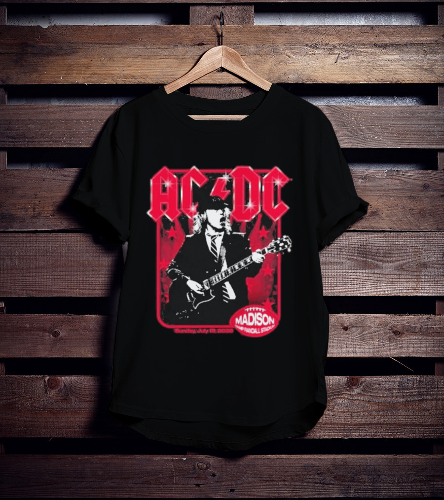 ACDC Madison Camp Randall Stadium Pwr Up Tour T-Shirt