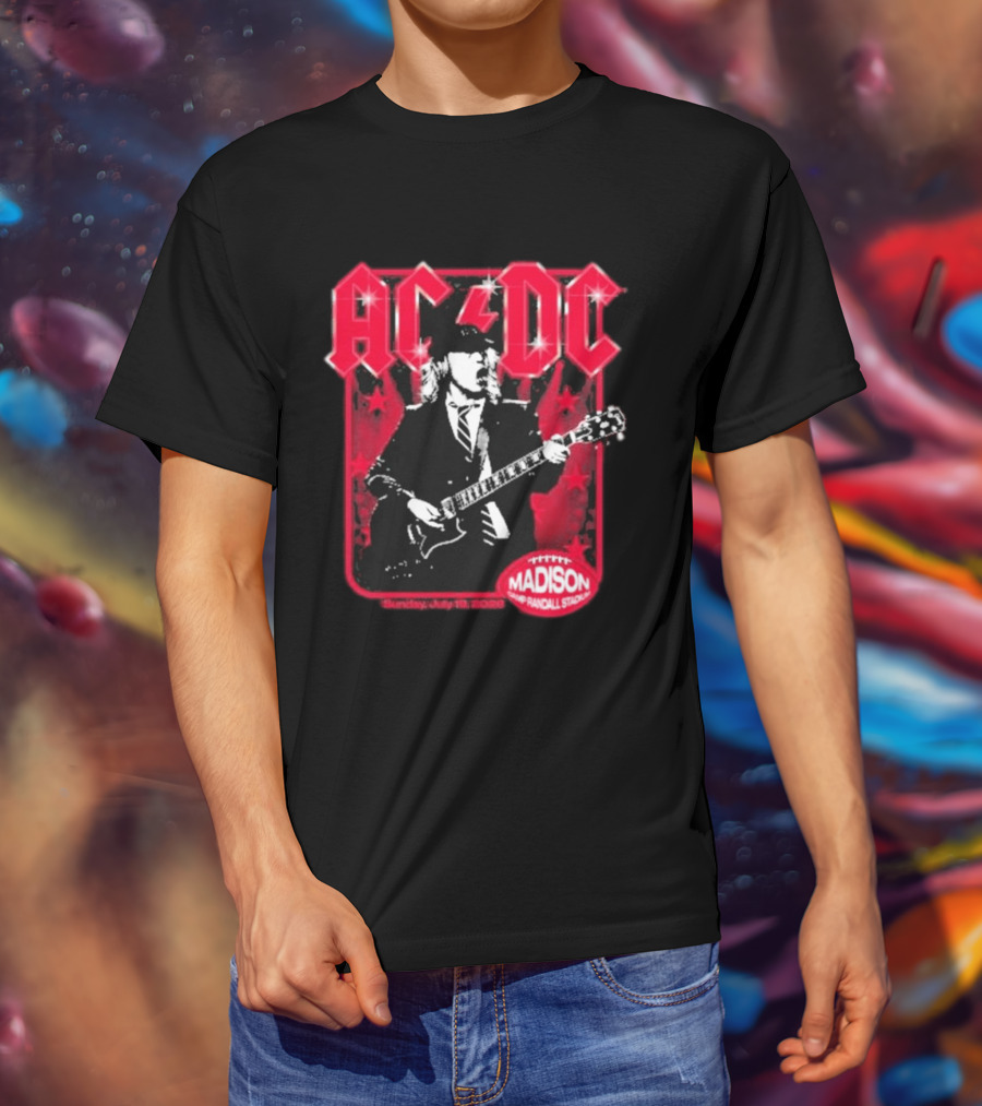 ACDC Madison Camp Randall Stadium Pwr Up Tour T-Shirt