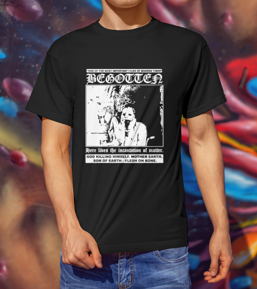 Begotten Most Important Films Modern Times Bootleg Surreal Cult Classic Horror Movie T-Shirt