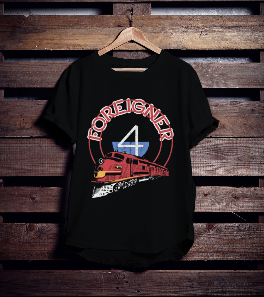 Foreigner 4 Train Red T-Shirt